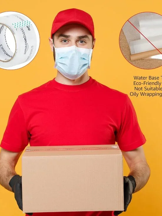 Ultimate 6-Pack Crystal Clear Packing Tape 1.88" x 109 Yards for Secure Sealing - Picture 7 of 9